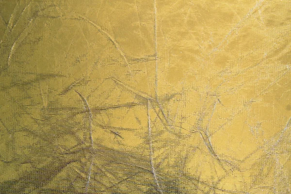 闪亮的金属黄色纹理背景 金属模式 — 图库照片