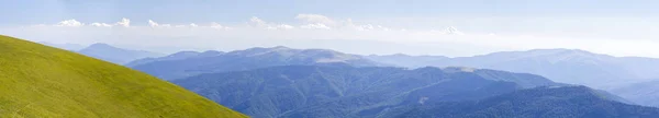 Panorama Des Collines Verdoyantes Dans Les Montagnes Été — Photo