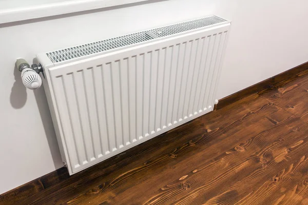 White Heating Radiator Interior Wall — Stock Photo, Image