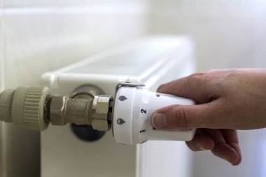 El Isıtma radyatör Vana kolu termostat ayarlama