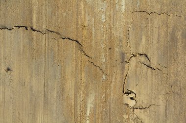 Metin için yer ile sarı kırık yüzeyi eski grunge arka.