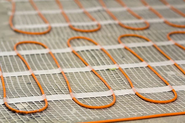 Kablo sıcak yere yakın çekim ayrıntı için Isıtma. Yenileme çalışmaları.