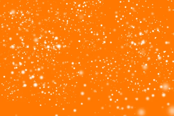 Soyut glitter portakal altın arka plan beyaz düzensiz lekeler yanıp sönen ile. Bulanık Bokeh. Glamour doku. — Stok fotoğraf