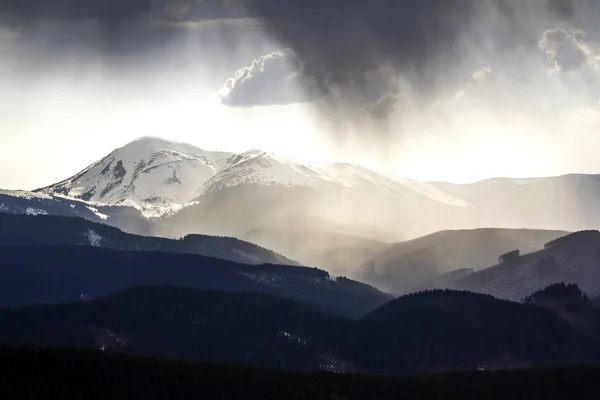 壮丽的景色, 壮观的迷雾山脉, 冠状 — 图库照片