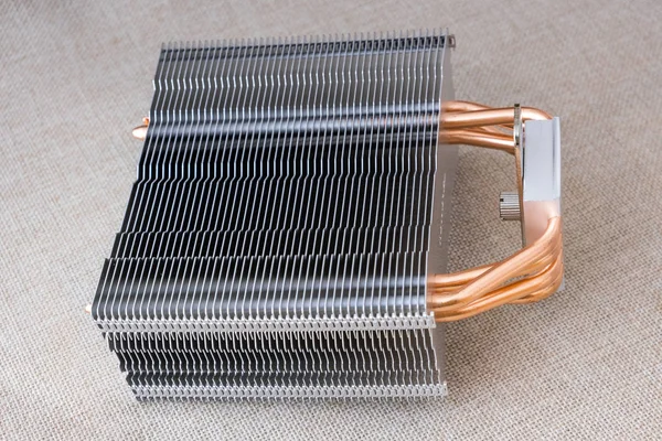 个人计算机新部件加热散热器冷却器恒温器a — 图库照片