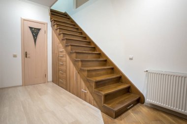 Modern mimarlık iç lüks koridor ile parlak ile woo