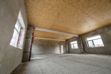 Yarım daire veya ev büyük çatı oda imar altında