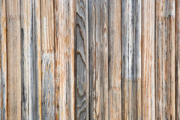 Powierzchnia zbliżeniowa starych, wietrznych płyt drewnianych. — Zdjęcie stockowe