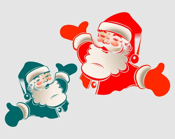 Illustration du Père Noël — Image vectorielle