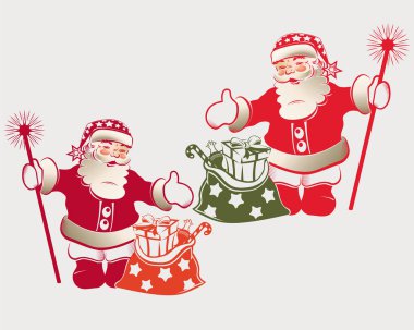 Çantalı Noel Baba.