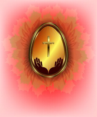 Altın Paskalya yumurtası ile tasarım