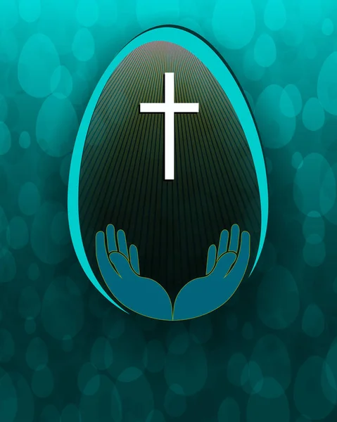 Húsvéti tojás design — Stock Vector