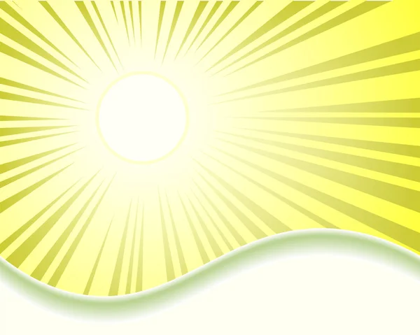 Σχεδίαση με ακτίνες του ήλιου — Διανυσματικό Αρχείο