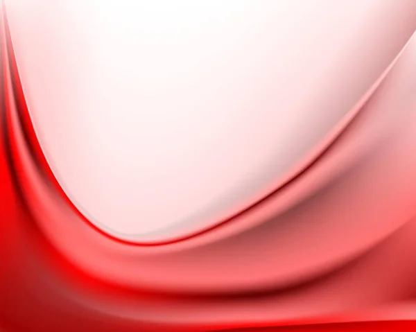 Leuchtend roter welliger Hintergrund — Stockvektor
