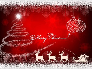 Christmas kırmızı arka plan