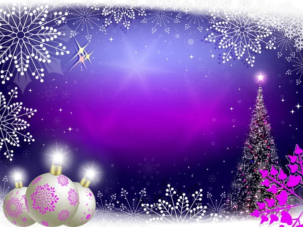 Рождественский фиолетовый фон — стоковый вектор