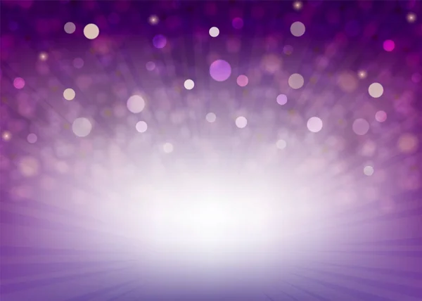 Μοβ φόντο με τις ακτίνες του φωτός — Διανυσματικό Αρχείο