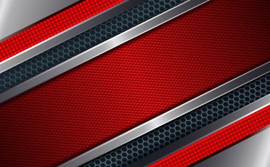 Geometrik tasarım metal ızgara ve çerçeve.