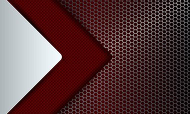 Geometrik tasarım metal ızgara ve yayla.