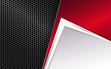 Metal ızgara ve beyaz çerçeve arka plan.