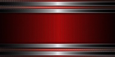 Metal ızgara ve çerçeve ile geometrik arka plan.