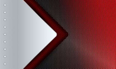 Bir ızgara ve ışık gölge ile bir çerçeve ile geometrik arka plan perçin.