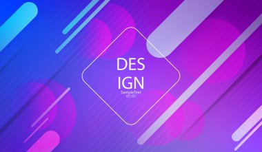 Değişik çizgileri ve şeffaf daireleri olan mor renkli ışık tasarımı