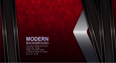 Mozaik, koyu kafes çerçeveli kırmızı arkaplan ve metalik renkte parlak bir ok.