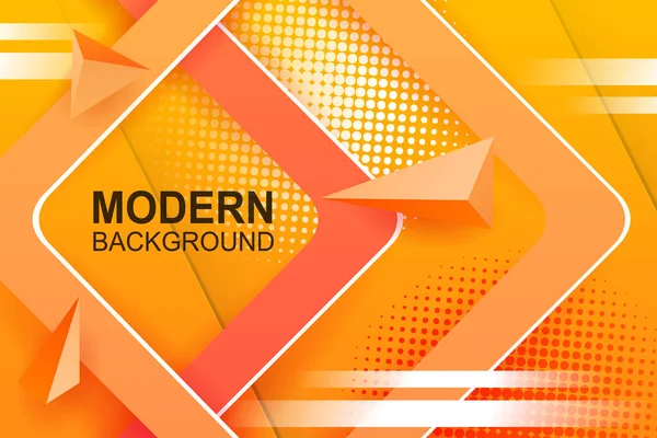 Üçgenler ve oklarla soyut muhteşem geometrik turuncu arkaplan