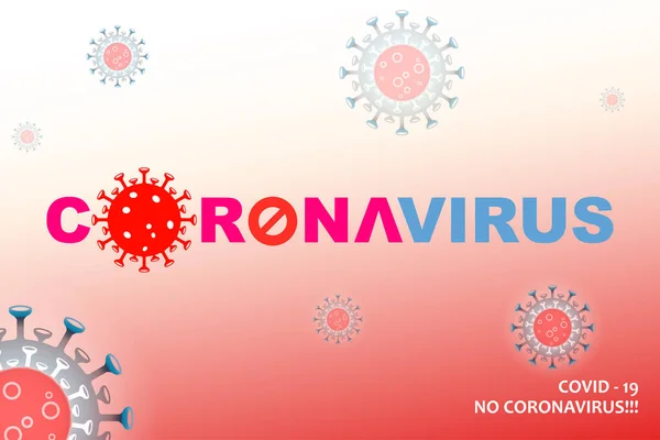 Composición con silueta abstracta de elementos coronavirus. Composición de gripe asiática. Prevención de infecciones virales . — Archivo Imágenes Vectoriales