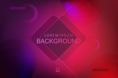 Soyut mor arkaplan gradyan, ince çizgiler çerçeve olarak çizilir