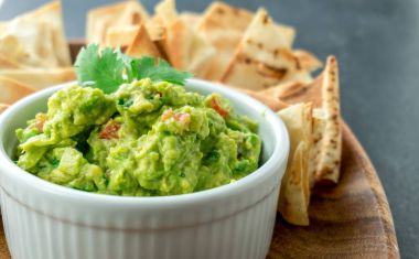 Guacamole yakından görmek.