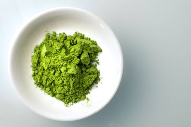 Matcha toz Beyaz kase