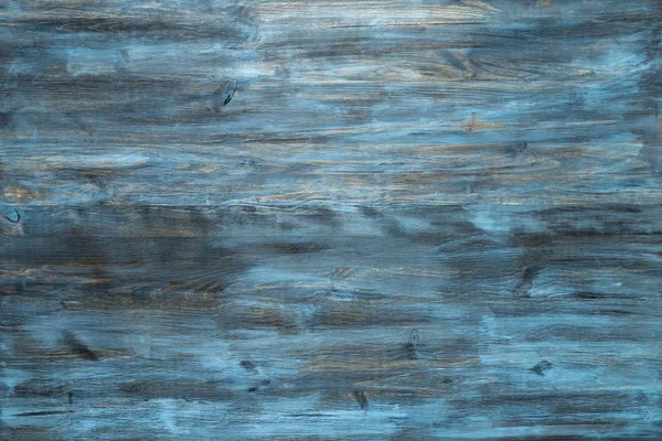 Ξεπερασμένο μπλε χρωματισμένο ξύλο υφή φόντου. — Φωτογραφία Αρχείου
