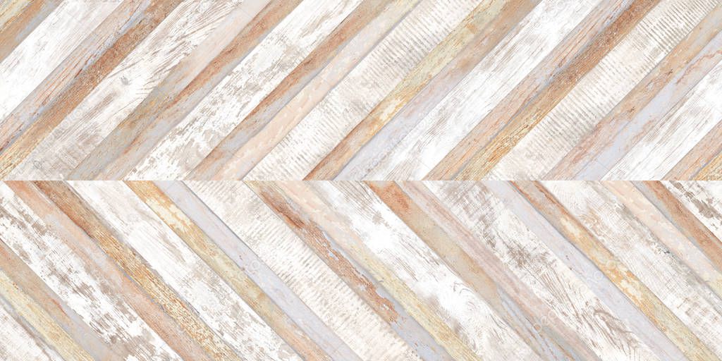 Seamless colorful wood parquet texture, chevron, timder background