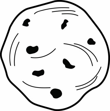 çerez çikolata parçaları ile