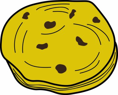 çerez çikolata parçaları ile