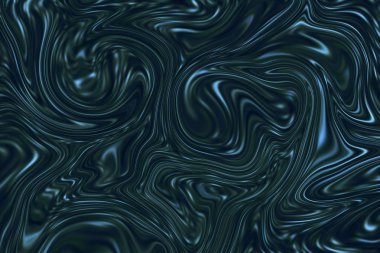 Karanlık zümrüt mermer arka plan. Sıvı yüzey dijital illüstrasyon kafes.