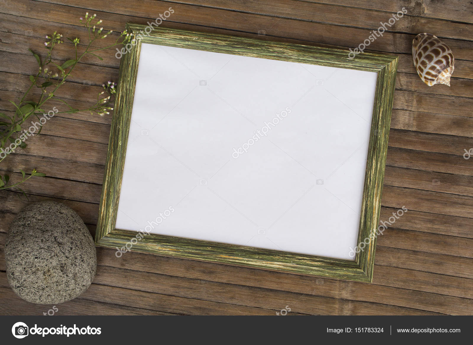 Horizontal Frame With White Blank Page Photo Background Stock Horizontal Frame With White Blank Page Photo Background Stock