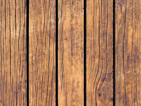 Textura de madera marrón con líneas verticales. Fondo de madera marrón cálido para banner natural . — Foto de Stock