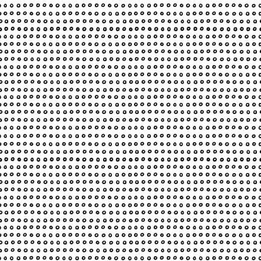Doodle minimalist seamless modeli siyah beyaz. Noktalı deseni çizilmiş