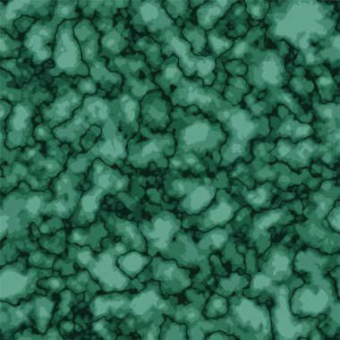 Yeşil malakit taş vektör doku. Zümrüt yeşil zemin üzerine siyah bulanık çizgi.