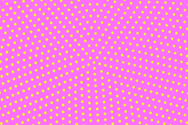 Pink yellow dotted halftone vector background. Tiny yellow dots halftone banner template. — Stock Vector