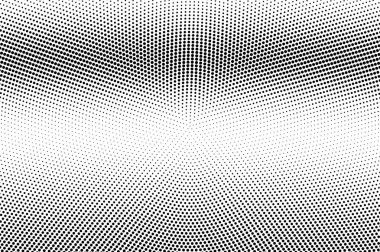 Yarım ton vektör arka plan siyah ve beyaz noktalı. Sık noktalı deseni degrade. Tek renkli arka plan. Saydam arka plan üzerinde siyah mürekkep noktaları. Delikli şablonu. Pop art retro tasarımı