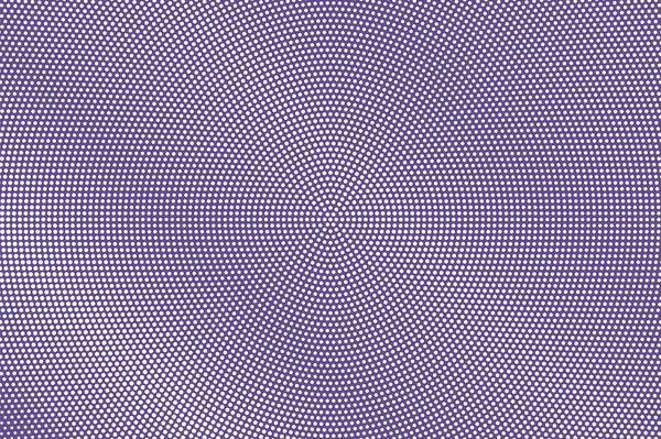 Medio tono punteado blanco violeta. Gradiente de puntos oscuros centrado. Medio tono vector fondo . — Archivo Imágenes Vectoriales