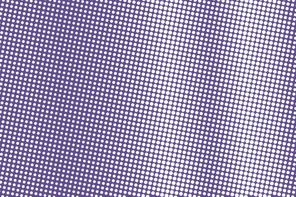 Medio tono punteado blanco violeta. Gradiente vertical de puntos oscuros. Medio tono vector fondo — Archivo Imágenes Vectoriales