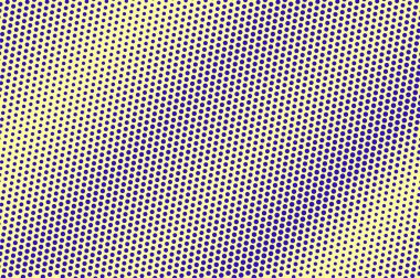 Mavi sarı noktalı yarım ton. Çapraz sık Noktalı Gradyan. Yarım ton vektör arka plan.