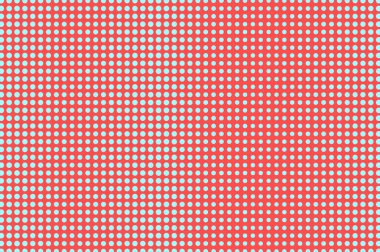 Mavi kırmızı noktalı yarım ton. Düzenli Noktalı Gradyan büyük boyutlu. Yarım ton vektör arka plan.