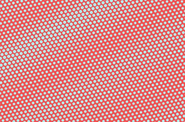 Mavi ve kırmızı noktalı yarım ton. Çapraz kaba Noktalı Gradyan. Yarım ton vektör arka plan.