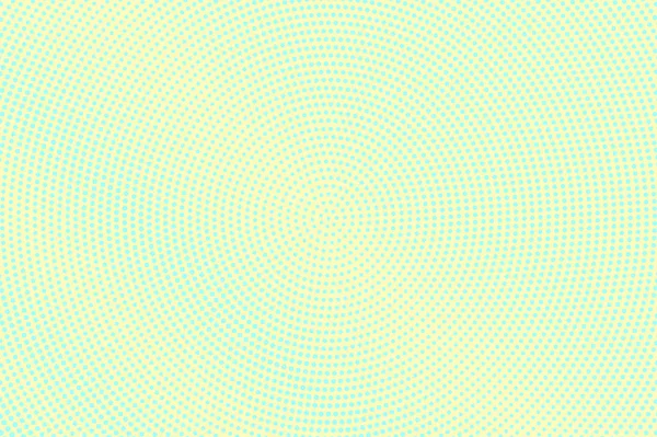 Cyan jaune pointillé demi-ton. Subtil dégradé ponctué et lisse. Fond vectoriel demi-ton . — Image vectorielle